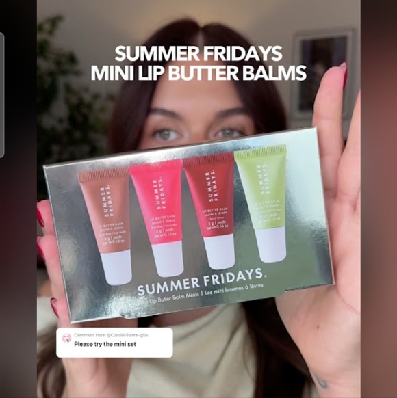 Sephora Other - Summer Fridays~ The Lip Butter Balm Minis